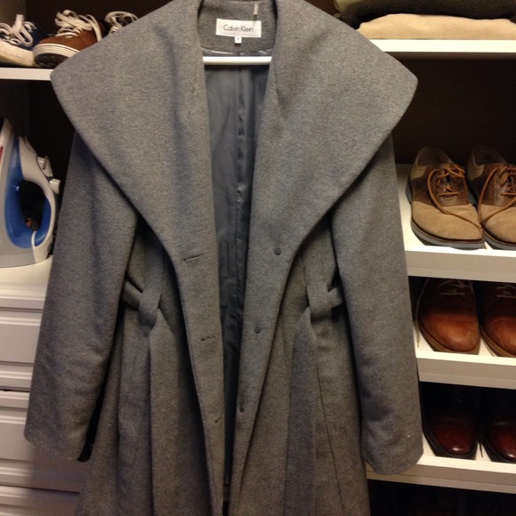Calvin Klein wool blend coat