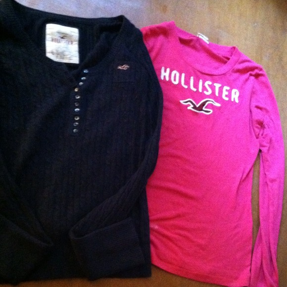 Hollister long sleeve bundle!