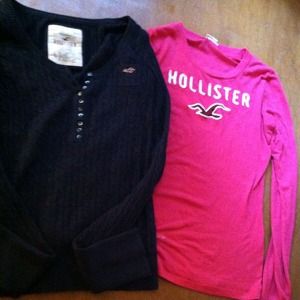 Hollister long sleeve bundle!