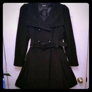 flared peacoat