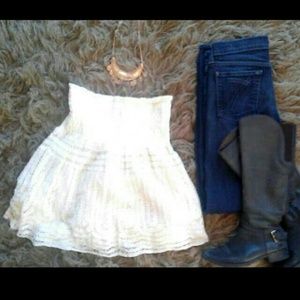 Hazel light beige top