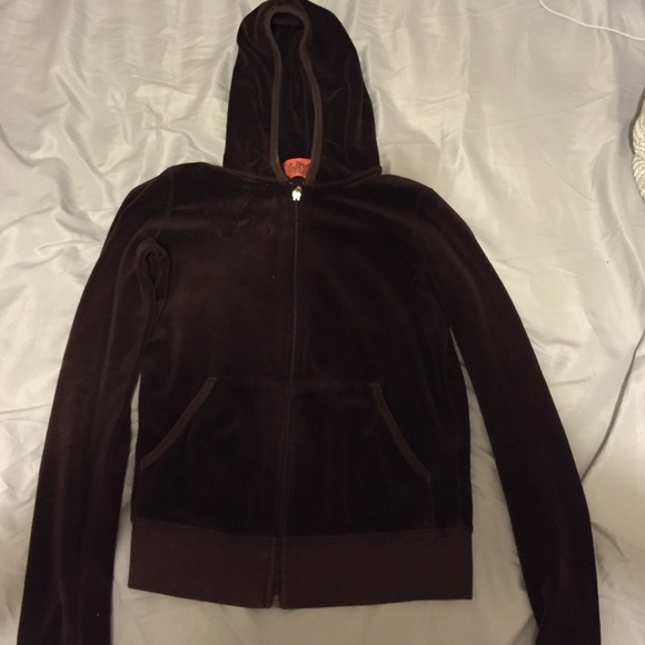 Chocolate Juicy Couture zip up