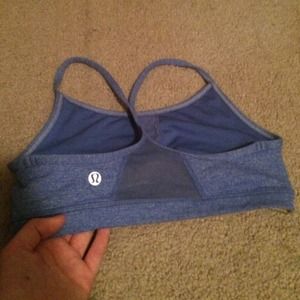 Lululemon blue sports bra