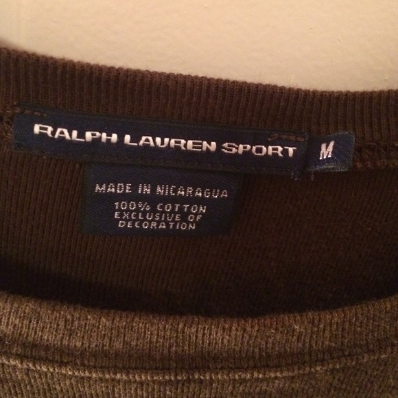 Ralph Lauren brown crew neck - Picture 3 of 3