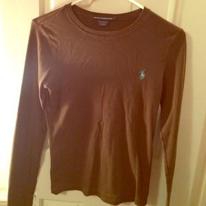 Ralph Lauren brown crew neck