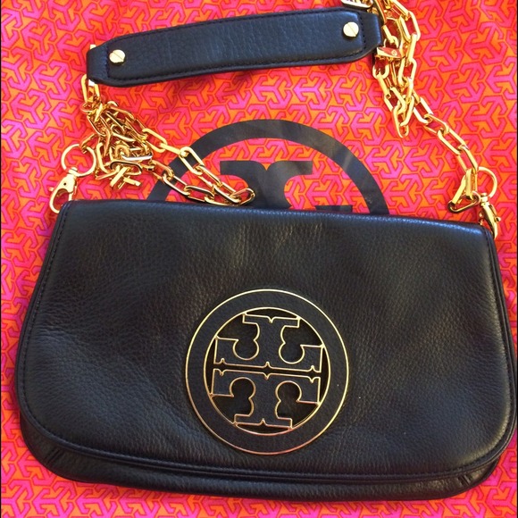 Tory Burch Logo Flap Clutch