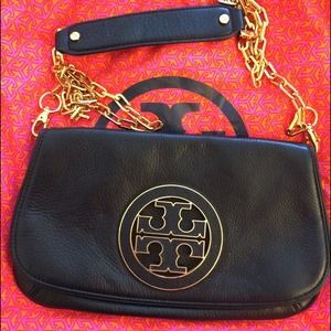 Tory Burch Logo Flap Clutch
