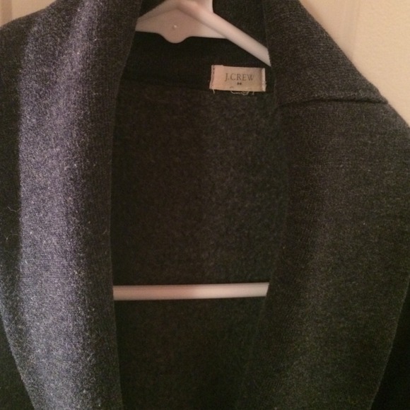 J. Crew navy wrap sweatshirt - Picture 2 of 3