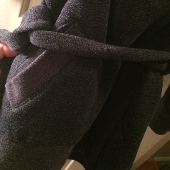 J. Crew navy wrap sweatshirt - Picture 3 of 3