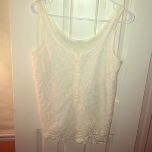 J. Crew lace tank