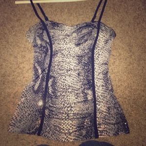 Sequin clubbing shirt