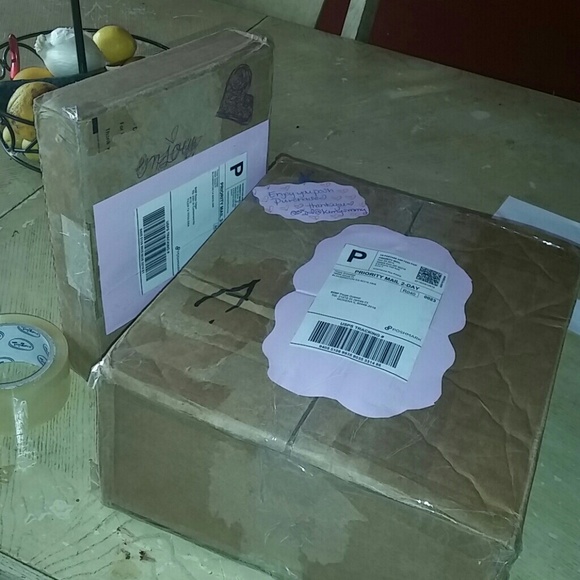 I reuse my boxes shipping today