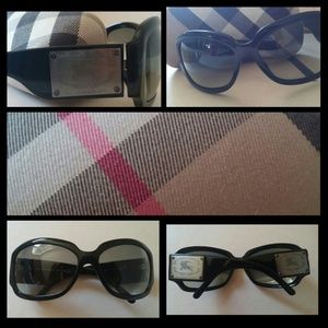 Burberry black ladies sunglasses