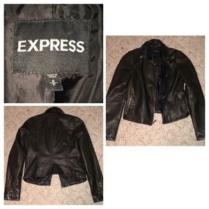 Express leather jacket