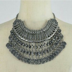 Turkish Silver Coin Necklace