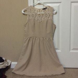 Nude Lace Dress