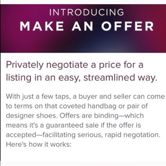 Reasonable offers..