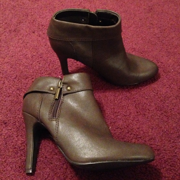 Brown booties
