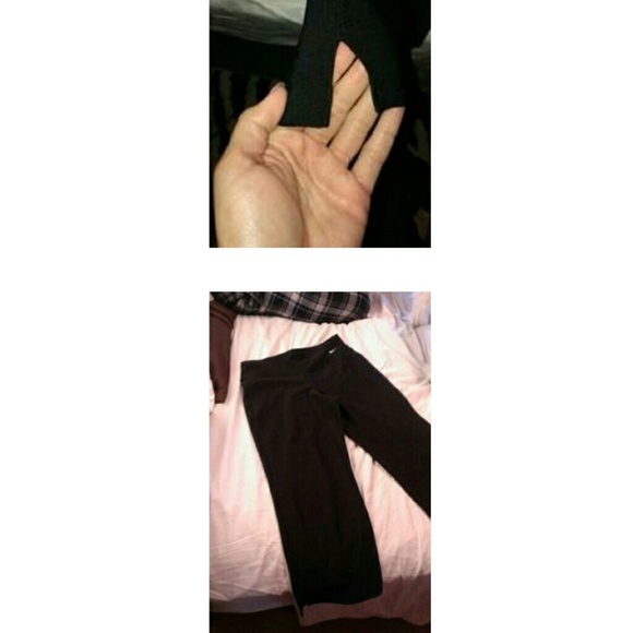 Black Nike Fit Dry Cropped Workout Pants
