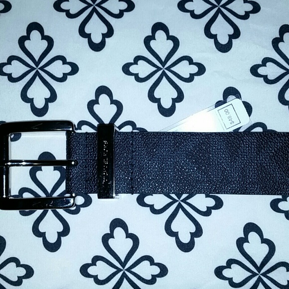 Authentic Black michael kors logo belt