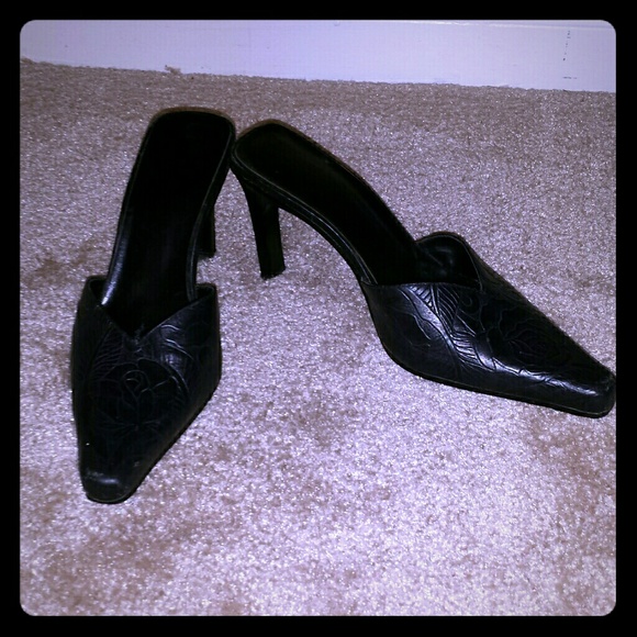 VINTAGE Brazilian Leather Heels