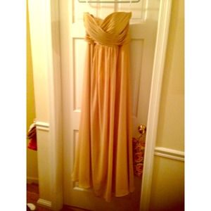 Goldenrod Floor-Length Gown