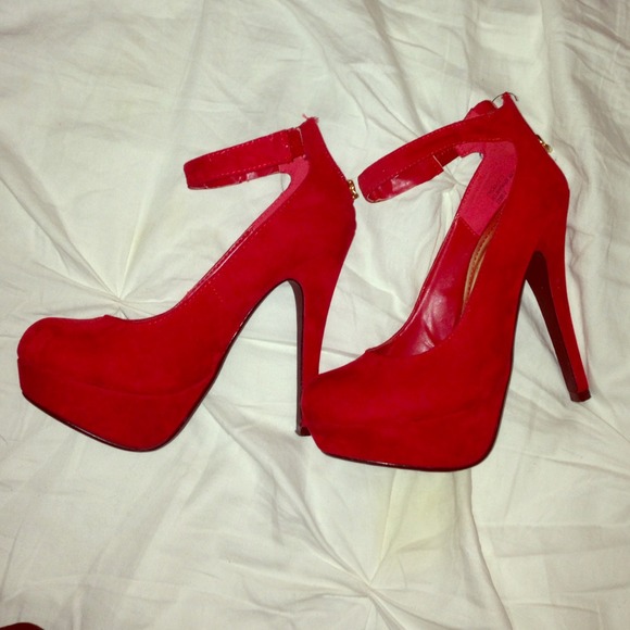 Red high heels