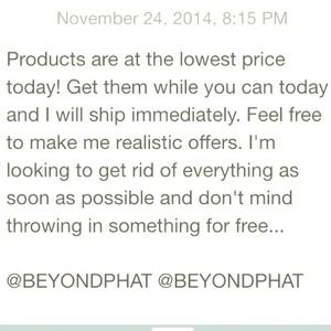 SALE EVERYTHING NEEDS TO GO 🎉🎈🎊