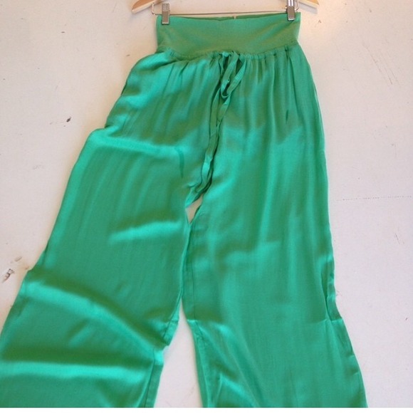 🎉🎉Silk mint high waisted pant🎉🎉 - Picture 2 of 4
