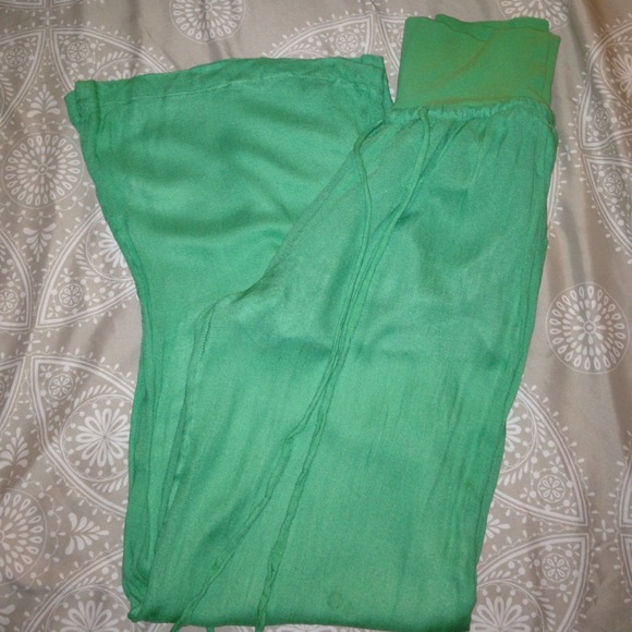 🎉🎉Silk mint high waisted pant🎉🎉 - Picture 3 of 4