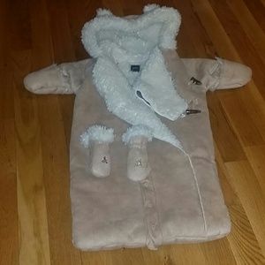 Infant's Shearling Snowsuit
