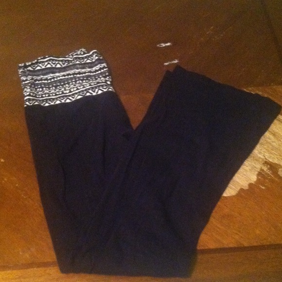Aztec patterned yogas