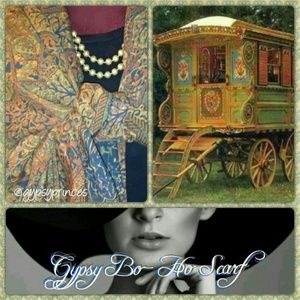 A "Gypsy's Jewel Tones" Large Print Scarf