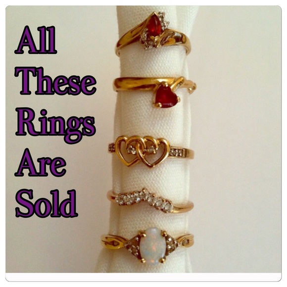 real gold rings 14k or 10k price is for each