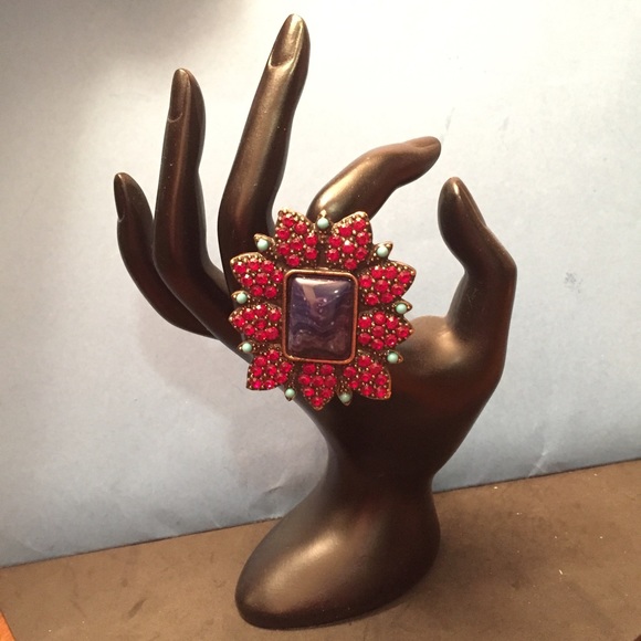 Authentic LAPIS vintage look statement ring.