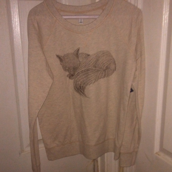 Adorable sleeping fox sweatshirt