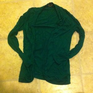 Banana Republic Green Open Front Cardigan