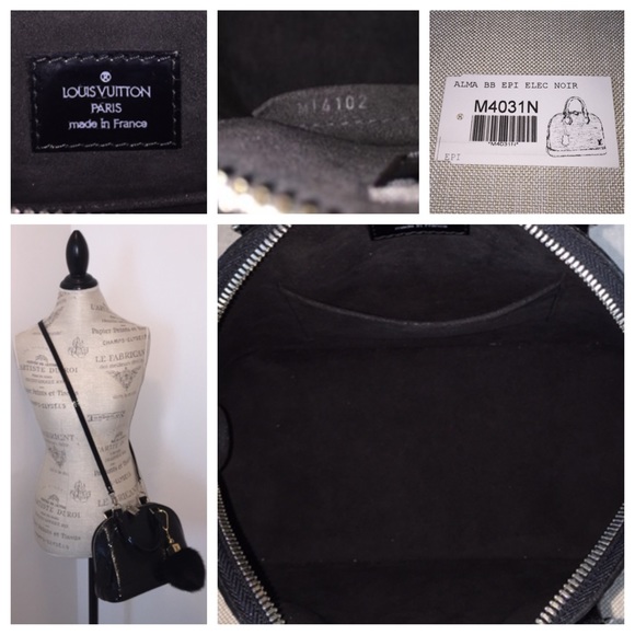 ❌SOLD❌Louis Vuitton Alma Epi BB (Black) - Picture 3 of 4
