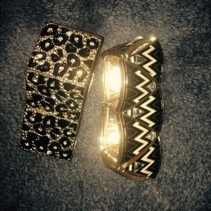 2 cute metal bracelets
