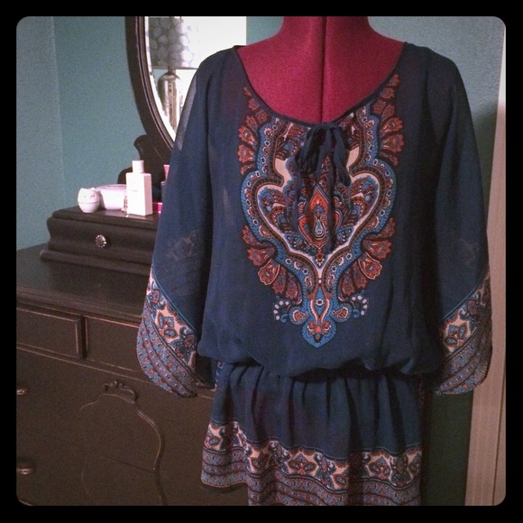 INC Beautiful Flowing Tunic