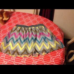 Chevron skirt