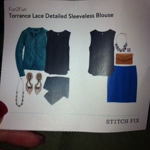 Torrance Lace Detailed Black Sleeveless Top