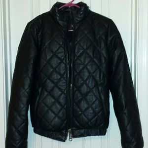 WeSC Genuine Leather Padded Jacket