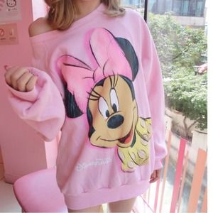 Pink super cute pullover