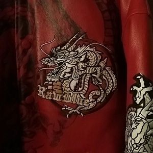 raw blue dragon jacket