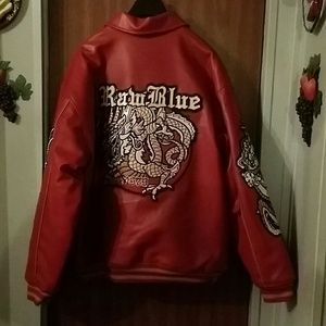 raw blue dragon jacket
