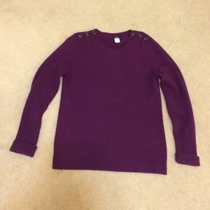 Purple wool J. Crew sweater