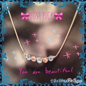 🎀1/24 HP🎀Lia Sophia Silver Necklace Pastel Stone