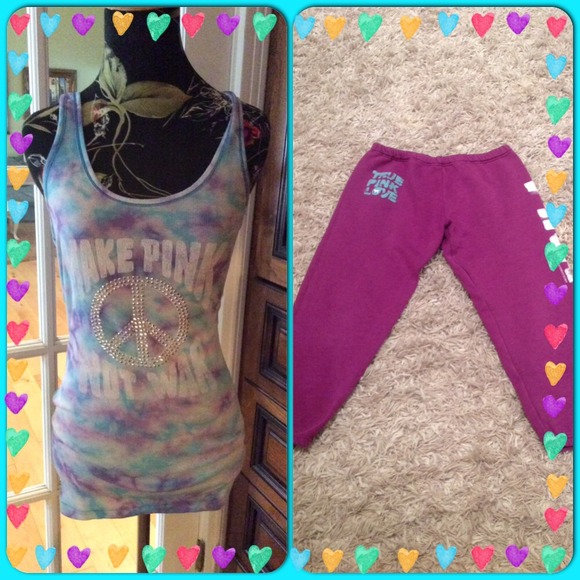 💋💕EUC VICTORIA'S SECRET PINK SWEATS💕💋