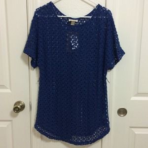 NWT Dark Blue Top